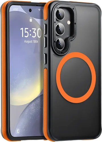 Vista 51 de Funda magnética fuerte para iPhone 12 Pro Max [Protección de grado militar de 10 pies] Compatible con MagSafe, funda protectora a prueba de golpes