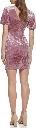 Vista 4 de GUESS Women's Puffsleeve WSweetheart Neck