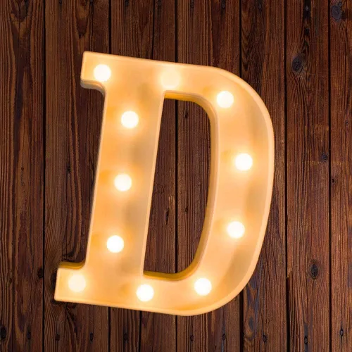 Vista 99 de Ulalaza Letrero de luz LED en blanco y negro, 2 letras AA alimentadas por batería para boda, fiesta de cumpleaños, lámpara de Navidad, luz nocturna