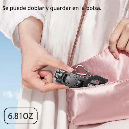 Vista 3 de Mini trípode magnético para selfie stick compatible con MagSafe para iPhone