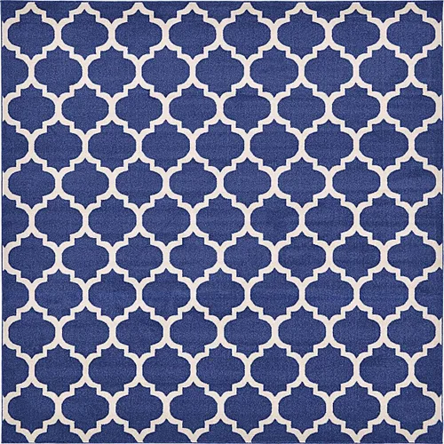 Vista 14 de Unique Loom Trellis Collection - Alfombra de área de Filadelfia, rectangular de 2 pies 2 pulgadas x 3 pies, color morado y marfil
