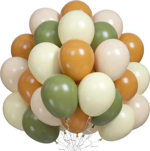 Vista 10 de Globo azul turquesa, 60 globos de pavo real azul turquesa