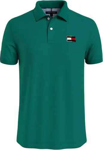 Vista 3 de Tommy Hilfiger Camisa polo de manga corta Pride para hombre en ajuste regular