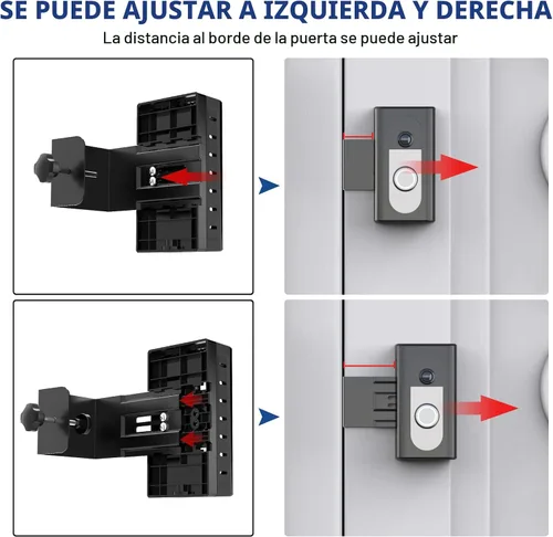 Vista 5 de KIMILAR Soporte Antirrobo para Timbre de Video Compatible con Timbre de Video Inalámbrico Ring/Blink, Accesorios de Soporte de Montaje Ajustable