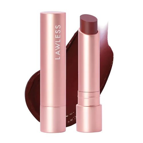 Vista 14 de LAWLESS Bálsamo labial con color para rellenar y suavizar líneas de los labios, Amaretto, Marrón, 0,15 onzas