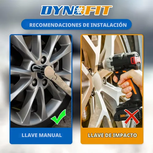 Vista 8 de Dynofit Tuercas de llanta de 1/2-20 para Explorer Wrangler, 20 piezas