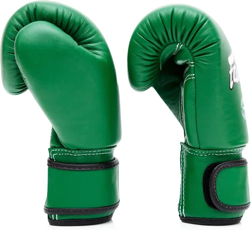 Vista 4 de Fairtex BGV16 Guantes de Muay Thai de Cuero Compactos