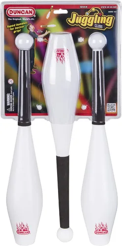 Vista 2 de Duncan Toys Malabarismo Clubs - Paquete de 3 asas de agarre envueltas en cinta, los colores pueden variar