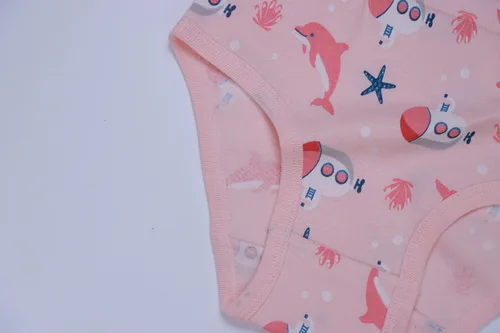 Vista 4 de Boboking - Ropa interior de algodón suave para niñas pequeñas, bombachas