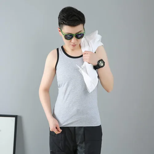 Vista 7 de Carpeta de pecho de algodón fuerte Elatic Band Tank Top Shapewear para tomboy trans lesbianas