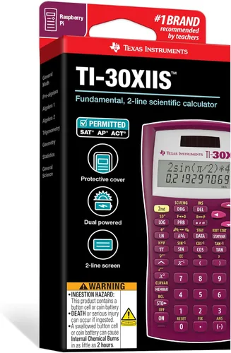 Vista 27 de Calculadora científica Texas Instruments TI-30 X IIS 2-Linea, Negro