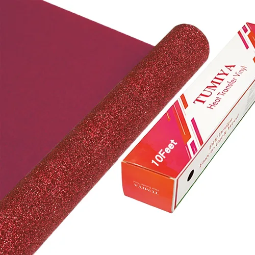 Vista 52 de TUMIYA - Rollo de vinilo para transferencia de calor (100.1 x 14.8 ft, vinilo adhesivo brillante HTV (rosa)