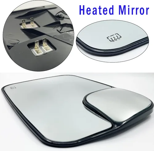 Vista 6 de 5161010AA - Espejo retrovisor con calefacción lateral derecho compatible con Dodge Ram 1500 2500 3500 Passenger Power Heated Convexo Espejo