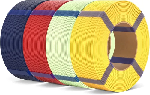 Vista 13 de ELEGOO Filamento de relleno básico PLA 1.75mm negro 4KG, filamento para impresora 3D sin carrete precisión dimensional +/- 0.02mm, PLA para 4*2.2