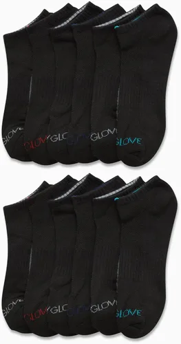 Vista 3 de Body Glove Calcetines para hombre Paquete de 12 calcetines de alto rendimiento atléticos invisibles Calcetines de corte bajo para correr