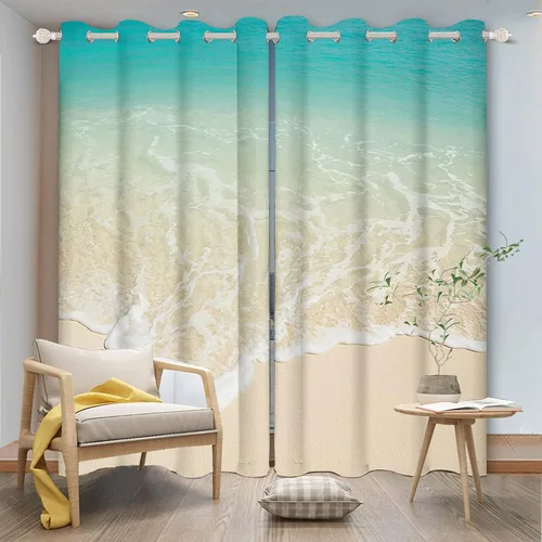 Vista 14 de Cortinas opacas de color azul marino para dormitorio de 84 pulgadas de largo con diseño de universo de dibujos animados, planeta, sala de estar