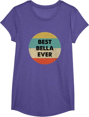 Vista 20 de Bella Name - Camiseta, Negro, S