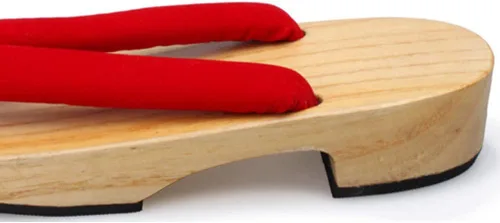 Vista 6 de Nezuko Cosplay Clogs Kochou Clog Rengoku Geta Tanjirou Clog Iguro Obanai Geta Flip Flops with Socks