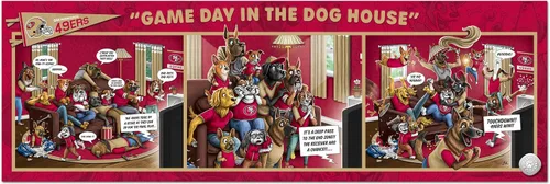 Vista 3 de YouTheFan NFL Game Day in The Dog House - Rompecabezas de 1000 piezas