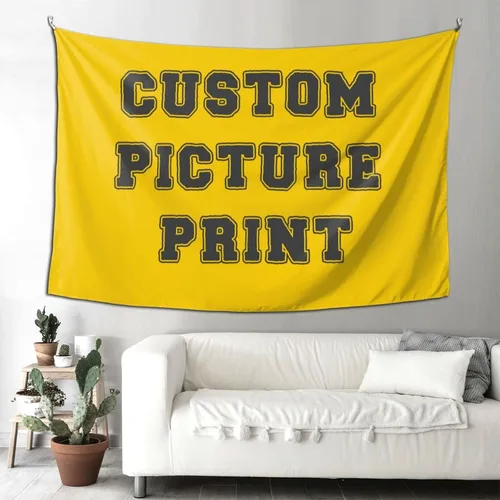 Vista 15 de GSHUJBV Tapiz personalizado para subir imágenes de fondo, tapiz personalizado para colgar en la pared, imprime cualquiera de tus diseños, pancartas
