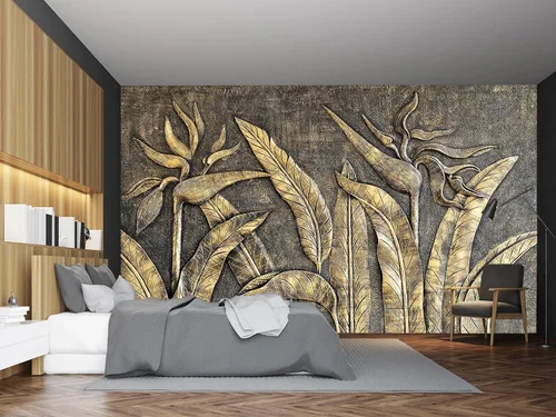 Vista 20 de Mural de pared - Papel pintado 3D de decoración, nubes rosas, 155" x 103" (no autoadhesivo)