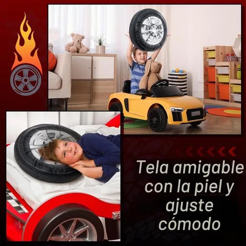 Vista 6 de Meooeck 1 pieza 39.9 cm de simulación 3D, almohada de felpa en forma de rueda para coche, gran almohada de neumático suave y voluminosa, almohada