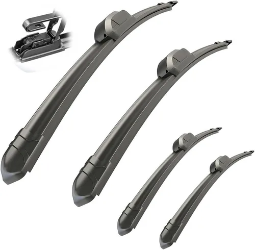 Vista 8 de Car Wiper Compatible with Patrol Y60 1987-1996 Front Wiper Blades Soft Rubber Windscreen Wipers Auto Windshield 18"+18" 450mm + 450mm (Color : 2 PCS)