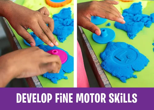 Vista 2 de Educational Insights Playfoam Sand ABC - Juego de galletas, arena de juego, juguete sensorial, regalo para niños y niñas, a partir de 3 años