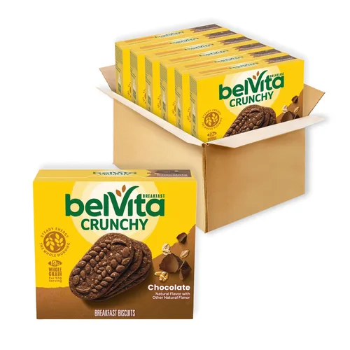 Vista 25 de belVita Barras de desayuno galletas, arándanos, 30 paquetes en total, 6 cajas (4 galletas por paquete)
