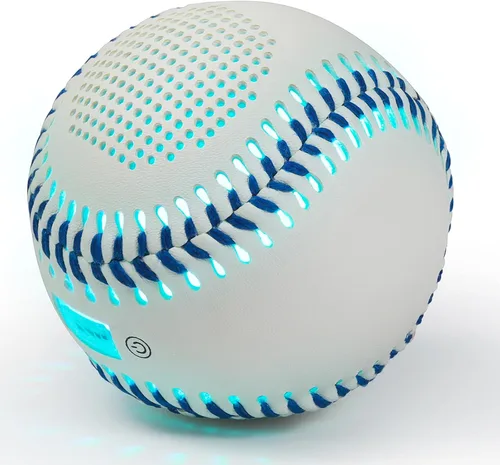Vista 10 de Glow Baseball Bluetooth Speaker，Portable Sports Gift for Fans, Waterproof Outdoor Speaker with Party Lights. Rojo