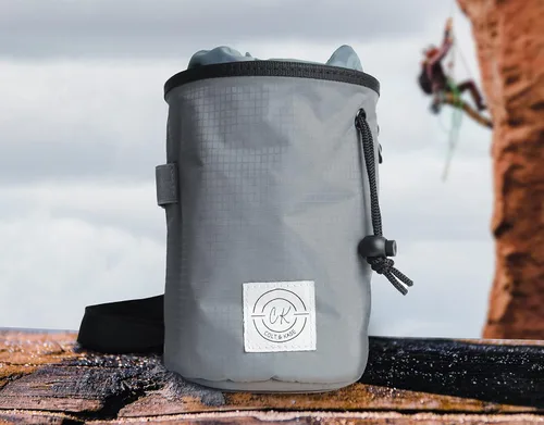 Vista 5 de Bolsa de tiza para escalada en roca Bolsa de tiza Bouldering para equipo de escalada en roca Disco Golf Chalk Bag Disc Golf Bolsas de tiza