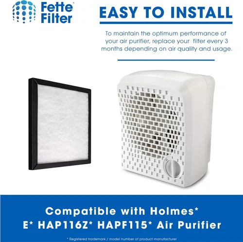 Vista 7 de Fette Filter - Filtros de repuesto compatibles con Holmes Filter E carbón activado y filtro de repuesto multicapa, compatible con modelos