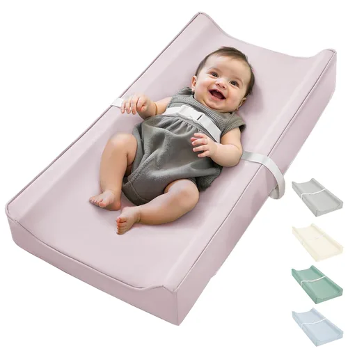 Vista 10 de Funda para Cambiador de Piel Vegana con Cremallera - 31" X 16" - Impermeable y Limpiable, Extra Gruesa y Portátil y Antideslizante Alfombrilla