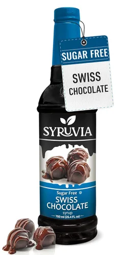 Vista 65 de Jarabe de café sin azúcar Syruvia, jarabe con sabor a caramelo para bebidas, lattes y postres – 25.4 fl oz