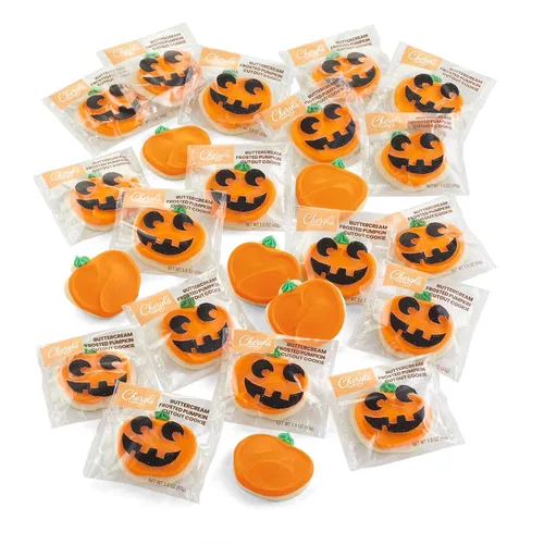 Vista 7 de Cheryl's Cookies® Galletas de azúcar de otoño congeladas con crema de mantequilla, envueltas individualmente, 24