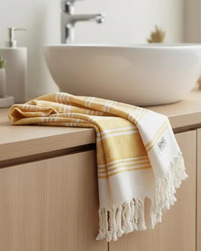 Vista 11 de DEMMEX Toallas de mano turcas de algodón orgánico certificado para baño, juego de 2, toallas de cocina y gimnasio, toallas de viaje compactas