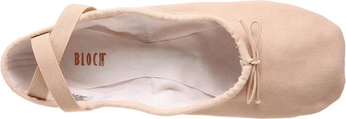 Vista 3 de Bloch Zapatilla de ballet de lona con suela dividida para mujer