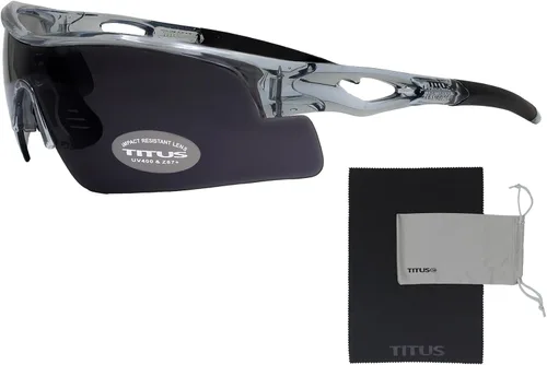 Vista 12 de TITUS G20 Smoke Safety Glasses Shooting Eyewear Protection ANSI Z87+ Negro