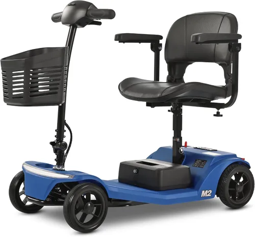 Vista 18 de Metro Mobility Patinetes eléctricos de movilidad de 4 ruedas para adultos, capacidad de 300 libras, scooter plegable de movilidad para personas