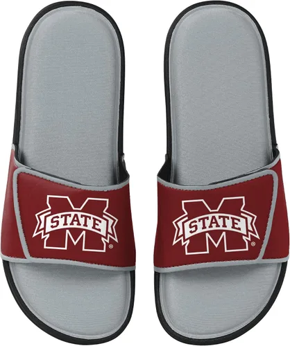 Vista 122 de FOCO Sandalias deportivas de espuma para ducha con logotipo de equipo universitario de la NCAA para hombre