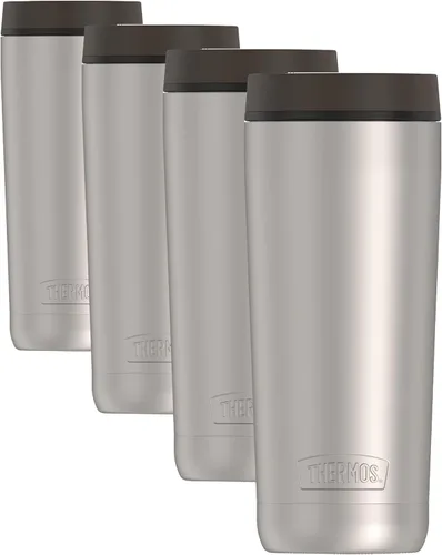 Vista 10 de THERMOS ALTA SERIES - Vaso de acero inoxidable de 18 onzas, acero mate/negro espresso