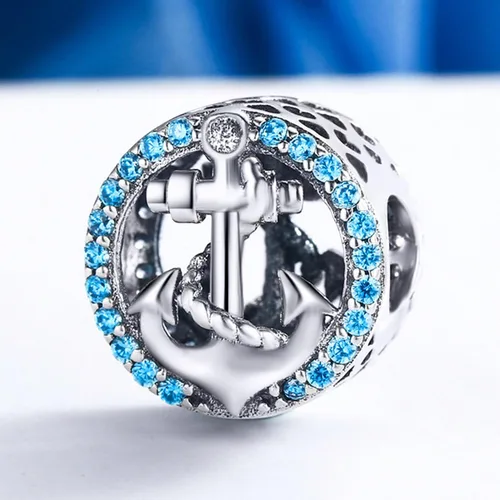 Vista 5 de WOSTU Dijes exquisitos de plata de ley 925 dije de cuentas de corazón de amor rosa para pulseras cuentas de la llave del corazón para mujeres