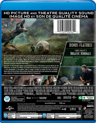 Vista 2 de Jurassic World Fallen Kingdom Blu-ray DVD