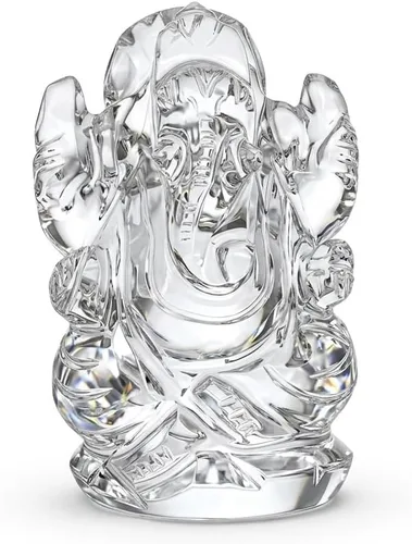 Vista 11 de Escultura de ganesha con piedra preciosa de ágata negra natural, signo de éxito y buena suerte.