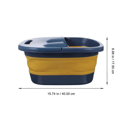 Vista 6 de minkissy Masaje portátil para baño de pies, ideal para sala de estar y baños pequeños