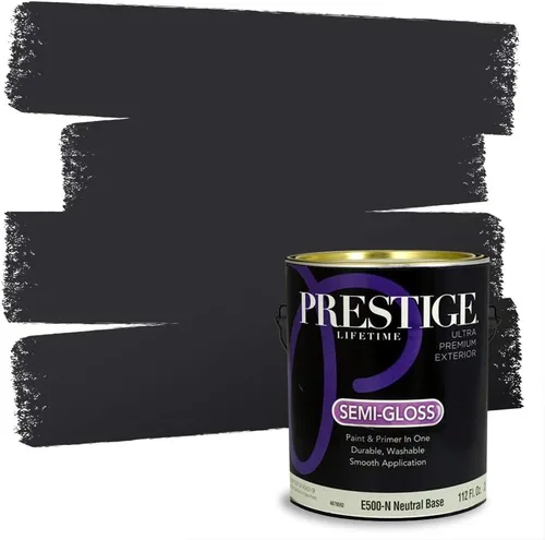 Vista 25 de Prestige Paints - 2 en 1, pintura base y pintura de exterior, E100-N-SW6988