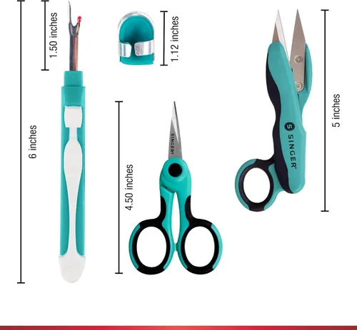 Vista 7 de Kits de Costura SINGER ProSeries con Herramientas de Costura (Paquete de Tijeras y Descosedor)