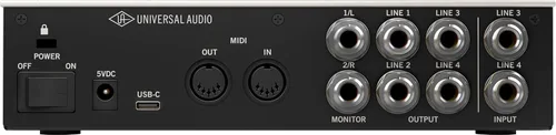 Vista 4 de Universal Audio Interfaz de audio de estudio de grabación USB Volt 4