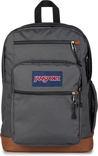 Vista 26 de JanSport Mochila genial con funda para laptop de 15 pulgadas, mochila grande para computadora con 2 compartimentos, correas ergonómicas, Negro