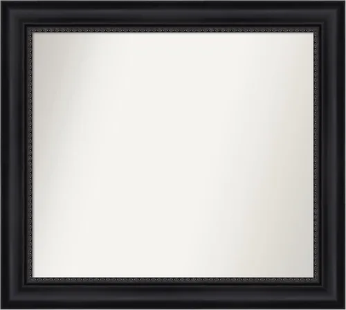 Vista 50 de Amanti Art Espejo personalizado, espejo de baño negro Astor, espejo de pared o espejo de tocador de baño sobre el fregadero (25 x 25 pulgadas)